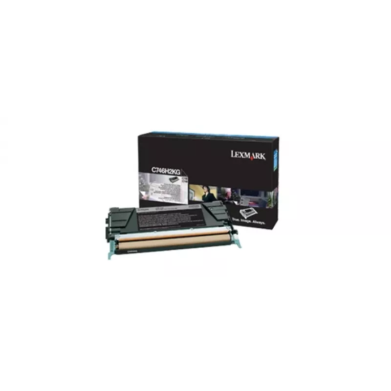 Lexmark High Yield zwarte originele tonercartridge (C746H2KG)