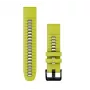 Garmin QuickFit 22 mm siliconen horlogeband, Lime/Graphite (010-13280-03)