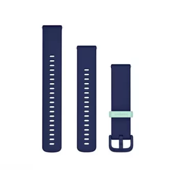 Garmin Quick Release 20 mm siliconen horlogeband, Captain Blue (010-12932-32)