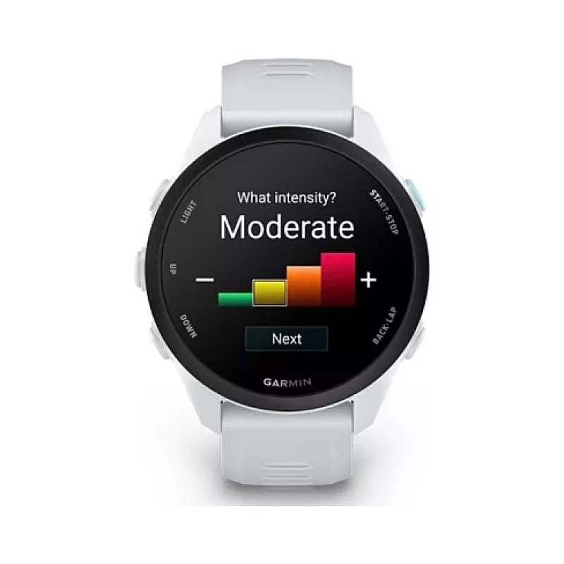 Garmin Forerunner 170 Whitestone met Whitestone/Cloud Blue Band