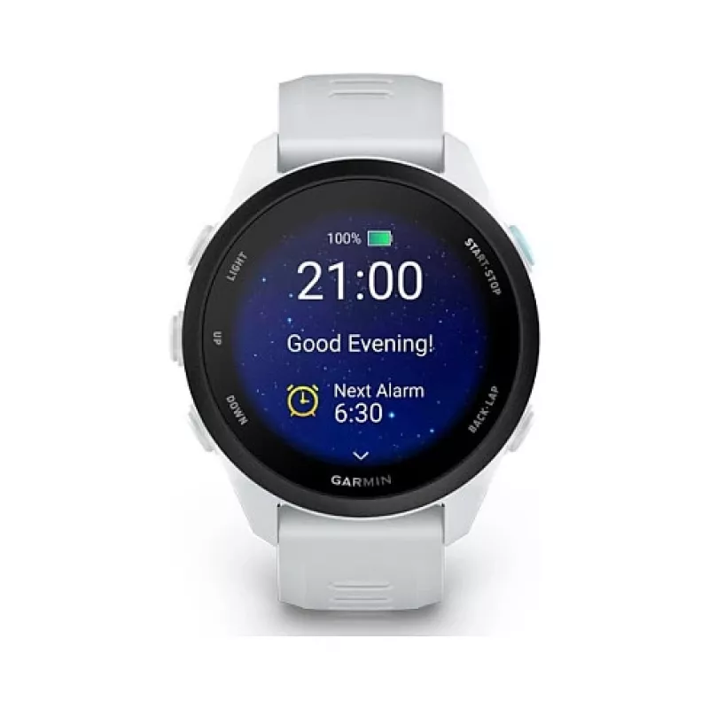 Garmin Forerunner 170 Whitestone met Whitestone/Cloud Blue Band