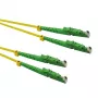 ROLINE glasvezel patchkabel Duplex 9/125 µm OS2 LSH/APC, LSOH, geel, 3 m