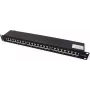 VALUE 19 inch patchpanel Cat6A/Class EA 24 poorten afgeschermd zwart