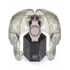 Philipp Plein dameshorloge PWTAA0123 38mm quartz horloge met zwart siliconenband