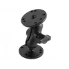 RAM MOUNTS B-Size korte montagearm + 2x B-Size 1.0 kogel ronde voetplaat 2.5