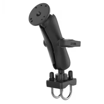 RAM MOUNTS C-formaat medium dubbele socketarm, zwart, 5,69 inch totale lengte
