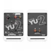 KANTO AUDIO YU2MW-CG actieve boekenplankluidspreker met USB-DAC en 3,5 mm AUX - mat wit (incl. netsnoer type C & G)