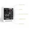 KANTO AUDIO YU2MW-CG actieve boekenplankluidspreker met USB-DAC en 3,5 mm AUX - mat wit (incl. netsnoer type C & G)