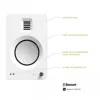 KANTO AUDIO TUKMW-FG premium actieve luidspreker met hoofdtelefoonuitgang, USB-DAC, ingebouwde phono-voorversterker, Bluetooth, mat wit (incl. netsnoer type F & G)