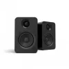 KANTO AUDIO YU-CG actieve boekenplankluidspreker met Bluetooth en RCA-ingang - zwart vinyl (incl. type C & G netsnoer)