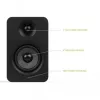 KANTO AUDIO YUP4 passieve regalluidspreker - zwart (paar)
