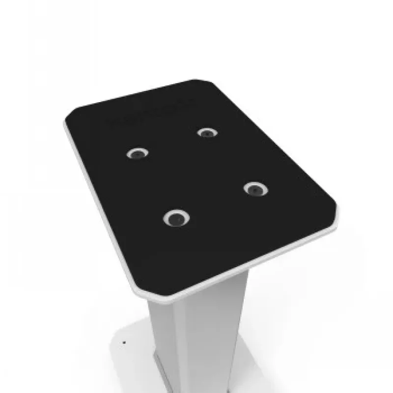KANTO AUDIO 26 hoge vulbare luidsprekerstandaards met isolatievoeten - wit (paar)