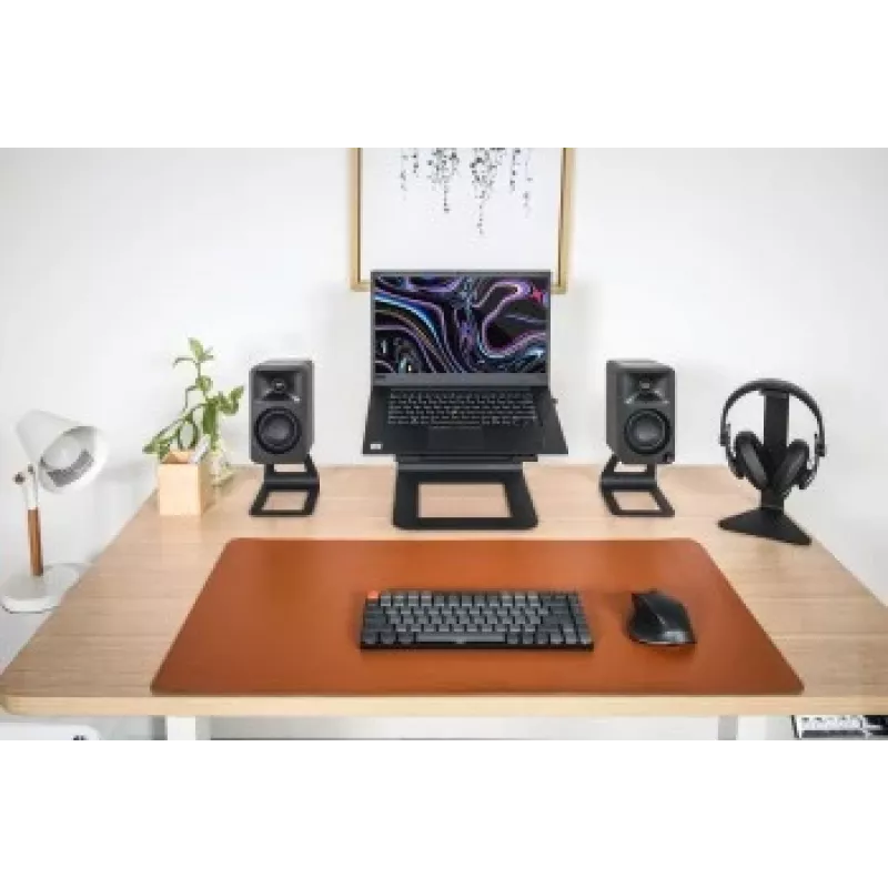 KANTO AUDIO 100W powered reference desktop-luidsprekers met Bluetooth - zwart, paar (incl. USB-C-voedingskabel)