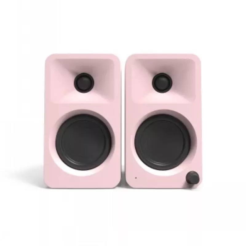 KANTO AUDIO 100W powered reference desktop-luidsprekers met Bluetooth - roze, paar (incl. USB-C-voedingskabel)
