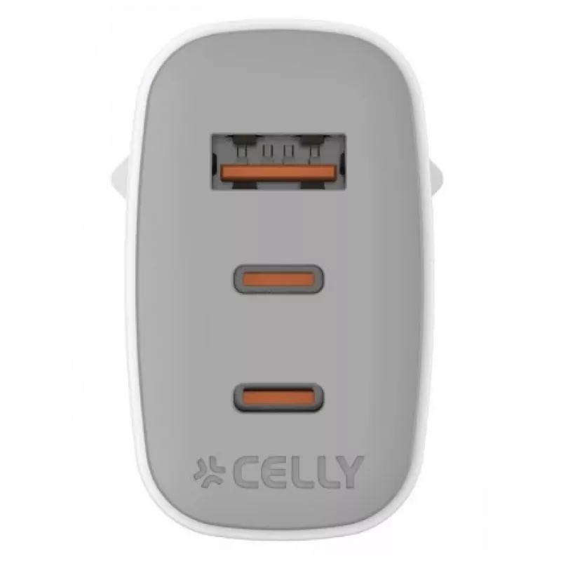 CELLY UP TC 1 USB 2 USB-C 65W WH GaN wandlader wit