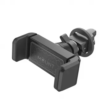 CELLY Mount Vent 360 autohouder - universele smartphone-ventilatiehouder met 360° draaibaar - zwart