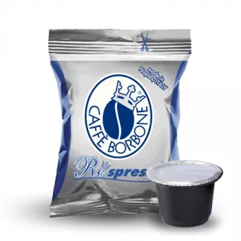 Caffè Borbone Respresso Miscela Blu 100 capsules voor Nespresso Original Line, per 5 g, medium roast
