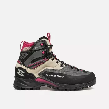 Garmont Akron Mid GTX dames wandellaarzen - grijs/framboosroze (EU 39,5)