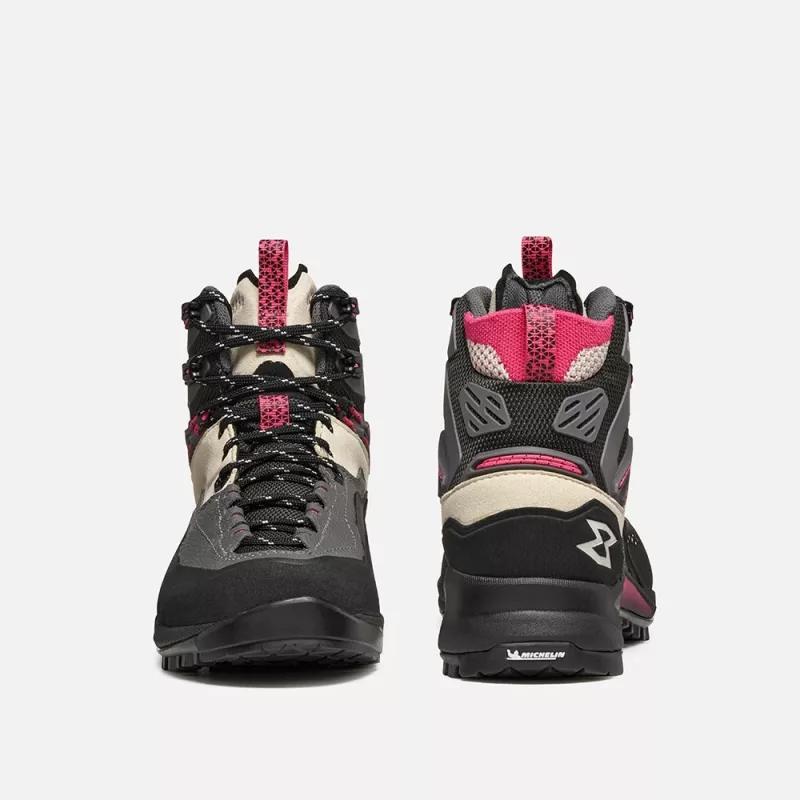 Garmont Akron Mid GTX dames trekkinglaarzen - grijs/framboosroze, maat 41