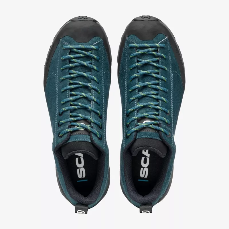 Scarpa Mojito Trail heren-wandelschoenen - petrol/lichtgroen, maat 46,5