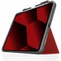 STM Dux Plus Case voor Apple iPad 10,9 inch (10e generatie, 2022) - rood/transparant - bulk