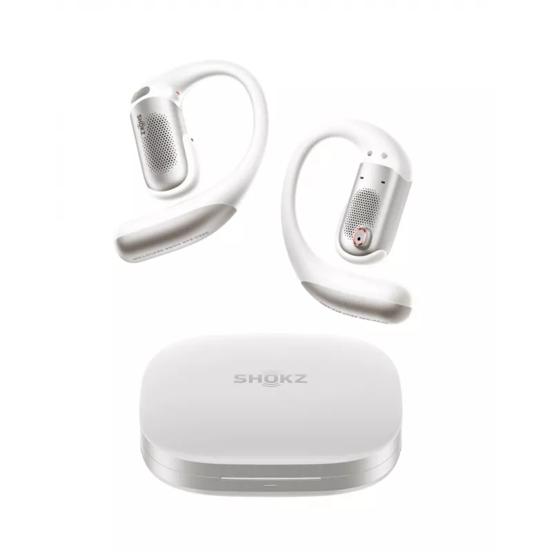 Shokz OpenFit Pro Open-Ear koptelefoon, wit