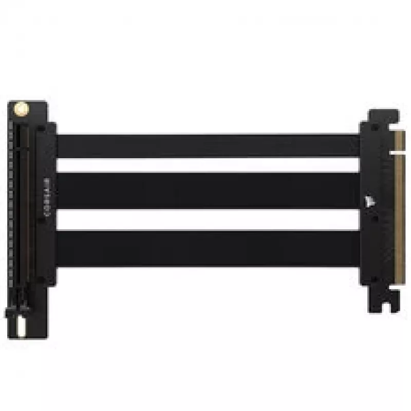 Corsair Premium PCIe 5.0 riser-kabel, 175 mm, x16-interface - zwart