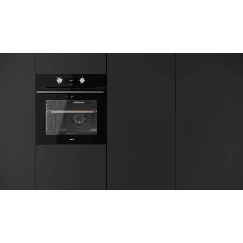 Teka HLB 8510 P 70 L zwarte inbouw-multifunctie-pyrolyseoven