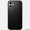 Nomad Modern leren case voor iPhone 16 Plus - zwart