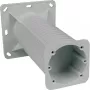 KOPOS KEZ_KB elektro-installatiedoos voor gevelisolatie, 120x120 mm, grijs/oranje