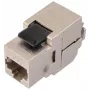 Solarix Cat.6A STP RJ45 keystone jack toolless zwart SXKJ-10G-STP-BK-SA