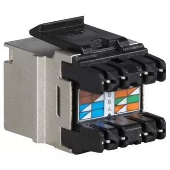 SOLARIX Cat.6 STP FTP RJ45 keystone module toolless zilver
