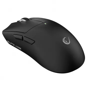 Rampage Blitz Ultimate draadloze optische gamingmuis 30000 DPI PAW3950 tri-mode 8K zwart