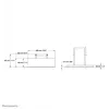 NewStar toetsenbordlade voor PLASMA-M2500/W2500 serie - zwart