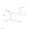 Neomounts tafelstandaard voor NS-GLSPROTECT serie glasbeschermfolies - set van 2 stuks - wit