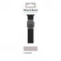Mobilize siliconen band - magnetisch - voor Apple 42/44/45/49mm - zwart