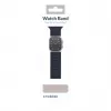 Mobilize siliconen horlogeband - magnetisch - voor Apple 42/44/45/49mm - blauw
