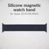 Mobilize siliconen horlogeband - magnetisch - voor Apple 42/44/45/49mm - blauw