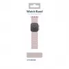 Mobilize siliconen horlogeband - magnetisch - voor Apple 38/40/41mm - roze