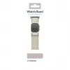 Mobilize nylon horlogeband - Alpine - titanium connector - voor Apple 38/40/41mm - starlight
