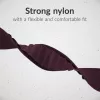 Mobilize nylon horlogeband - Alpine - titanium connector - voor Apple 38/40/41mm - bordeaux