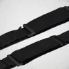 Mobilize Nylon Watch Band - Alpine - Black Connector - voor Apple 38/40/41mm - zwart