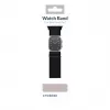 Mobilize Nylon Watch Band - Alpine - Black Connector - voor Apple 38/40/41mm - zwart