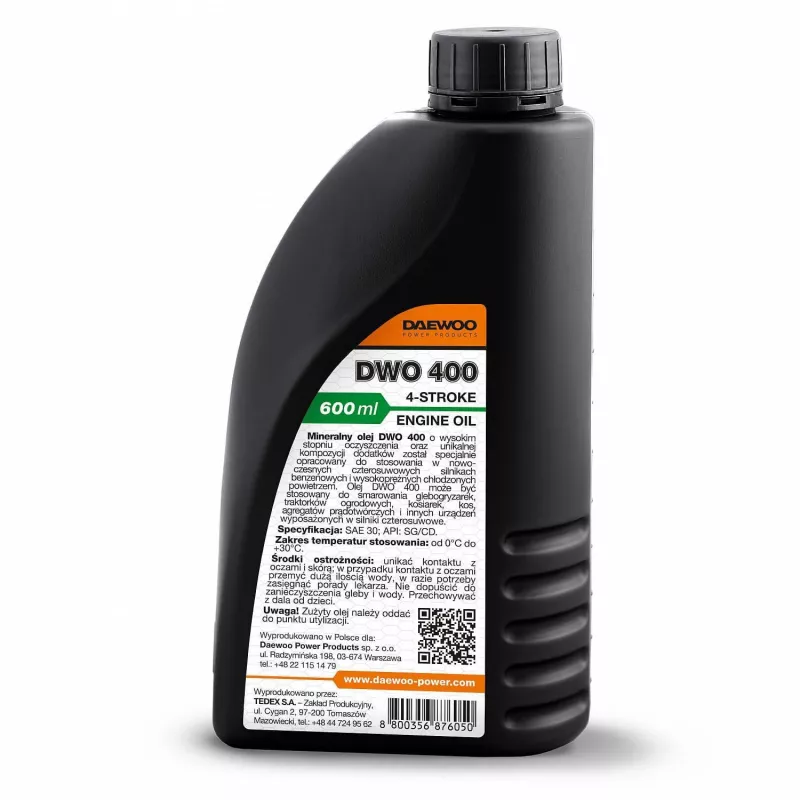 DAEWOO POWER PRODUCTS generatorolie SAE 10W-30 DWO 400 API SG/CD 1L