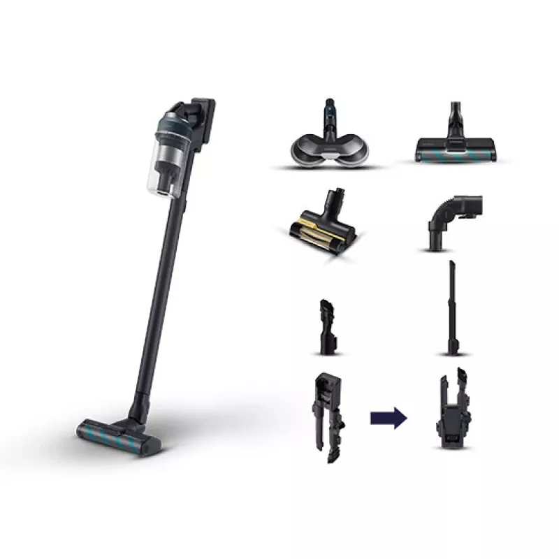 Samsung Jet 85 Premium VS20C852FTB Accu-stofzuiger, 210 AW, 60 min looptijd, Titangrijs