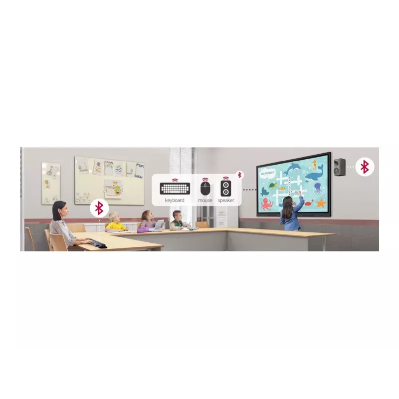 LG 86TR3DK-B 86 inch UHD 390NITS 16/7 Touch Android 13 (EDLA) interactief display