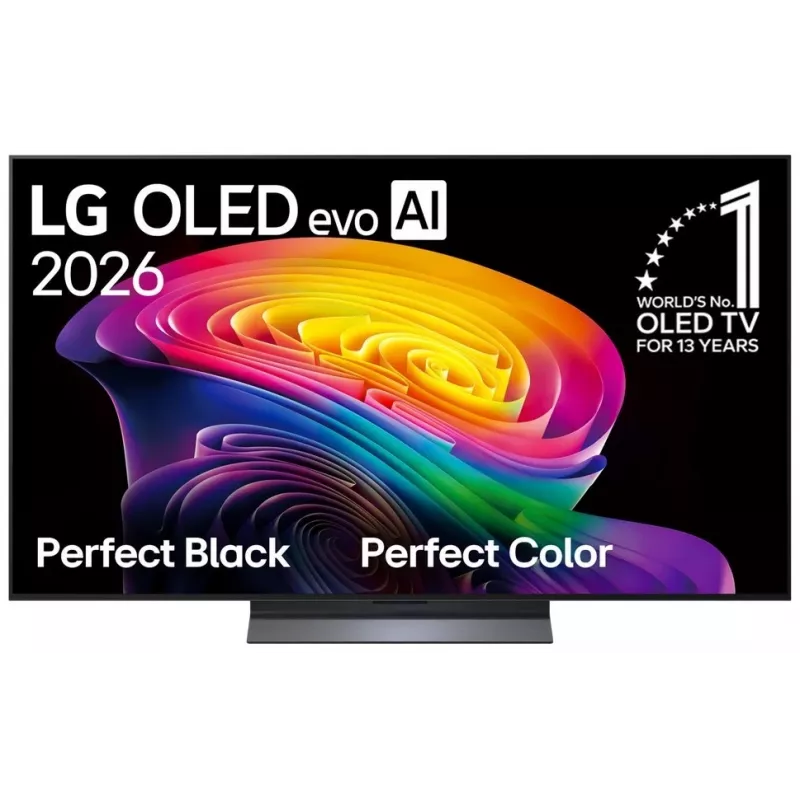 LG OLED55C61LA 55 inch 4K OLED evo Smart TV, webOS, zwart