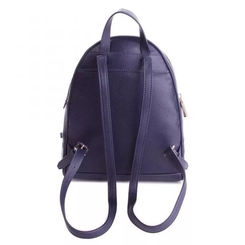 Michael Kors Rhea rugzak navy saffiano leer dames 27x26x14 cm