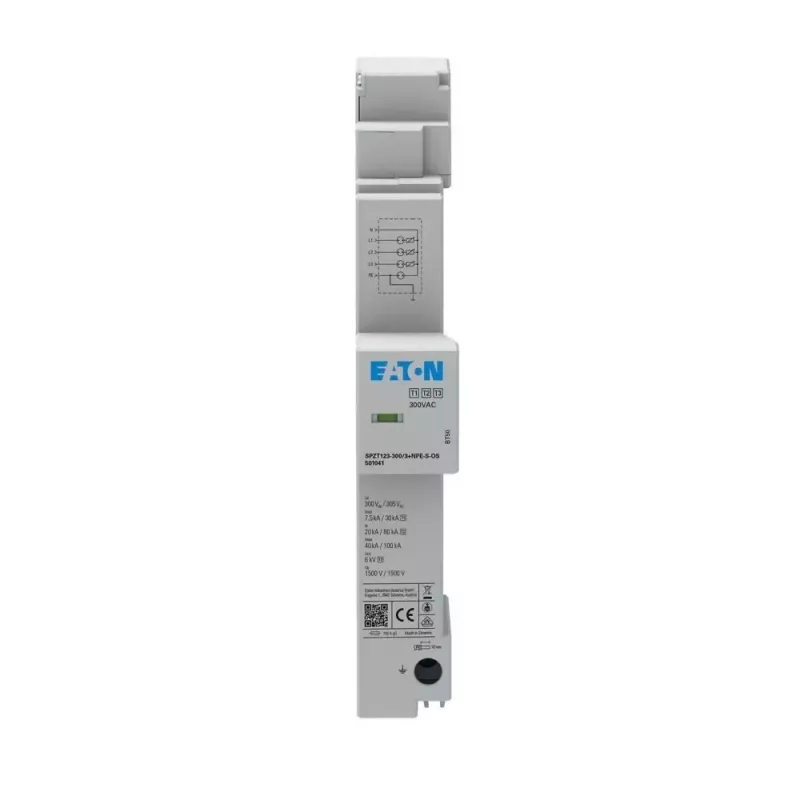 Eaton overspanningsafleider voor 40mm kamrail SPZT123-300/3+NPE