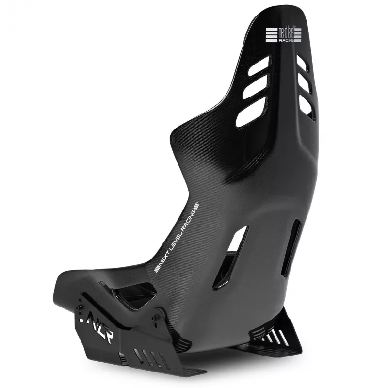 Next Level Racing ES3 Elite Sim Racing Seat, Full Carbon Fibre Edition, zwart